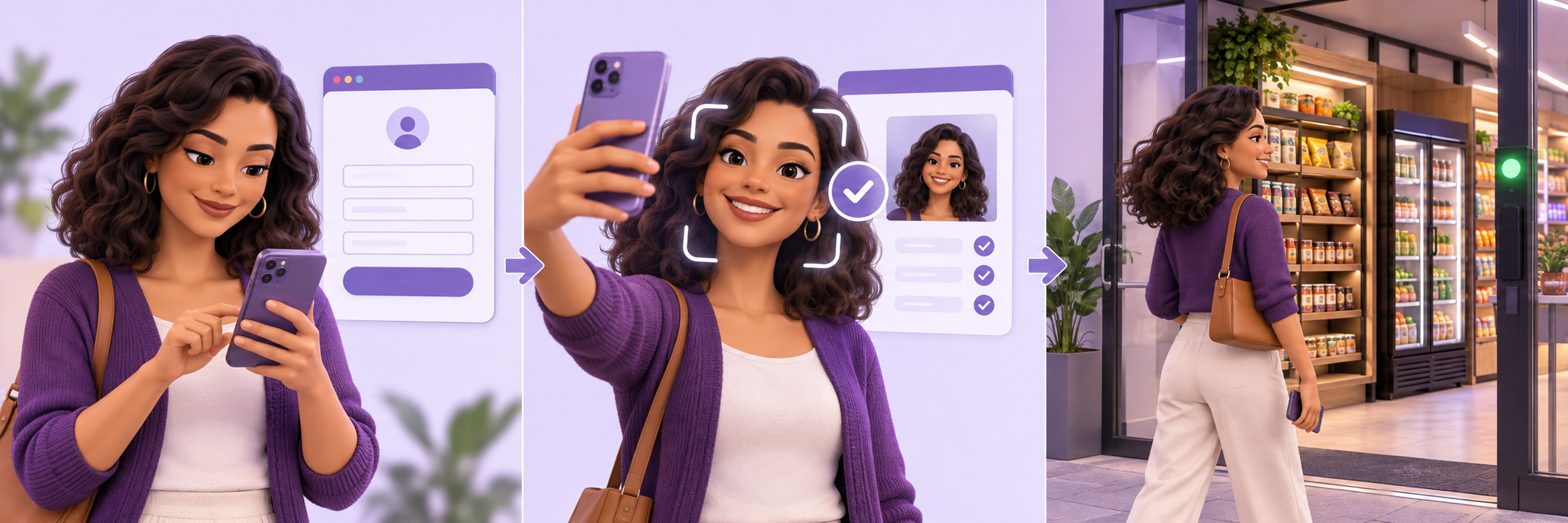 Cliente acessando o cadastro online pelo celular